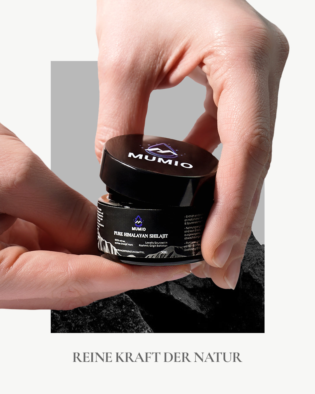 Bestes Shilajit Schweiz Mumio Harz naturbelassen dunkelbraun, Gilgit-Baltistan