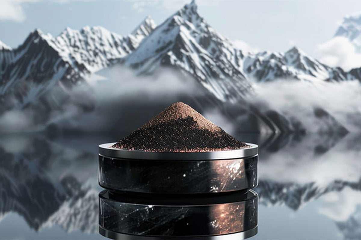 Mumio Shilajit Harz im Glas, naturbelassen dunkelbraun, Schweizer Qualität