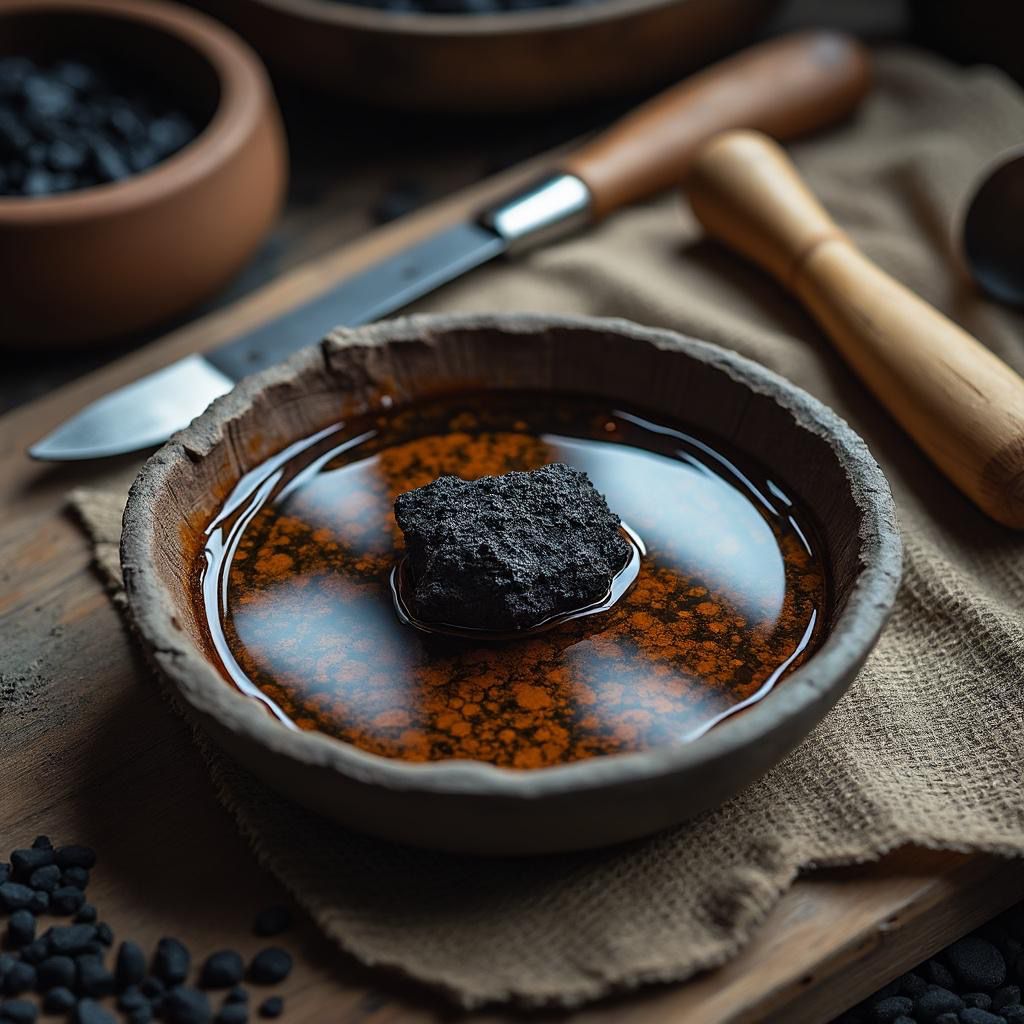 Traditionelle Shilajit-Verarbeitung im Himalaya – schonend und natürlich